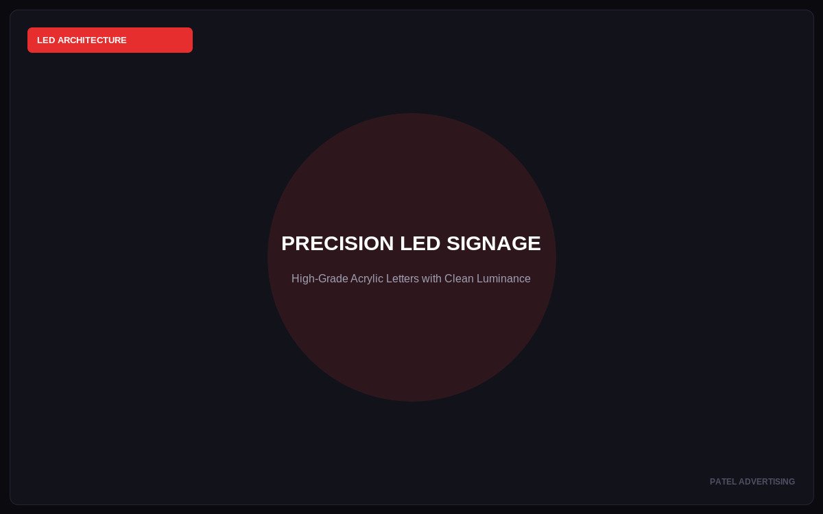 Precision LED Signage Installation